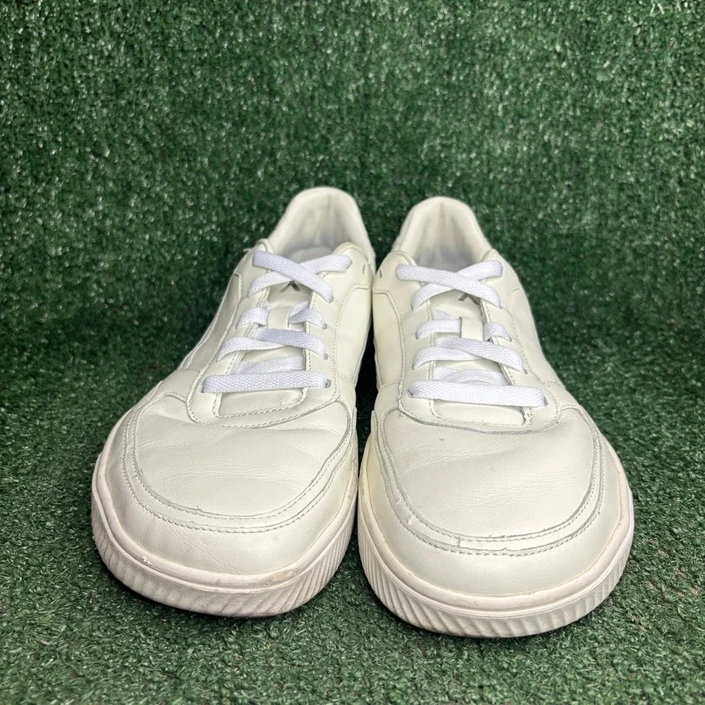 Flux Footwear Adapt Leather Barefoot Minimalist Zero Drop Sneakers White Mens 12